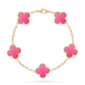 Van Cleef & Arpels Vintage Alhambra Bracelet 5 Motifs dubaydan.shop